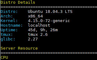 LinuxGSM details