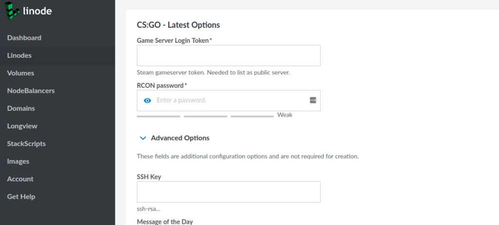 Linode Interface Image Linode Integrates LinuxGSM into One-Click App | LinuxGSM_